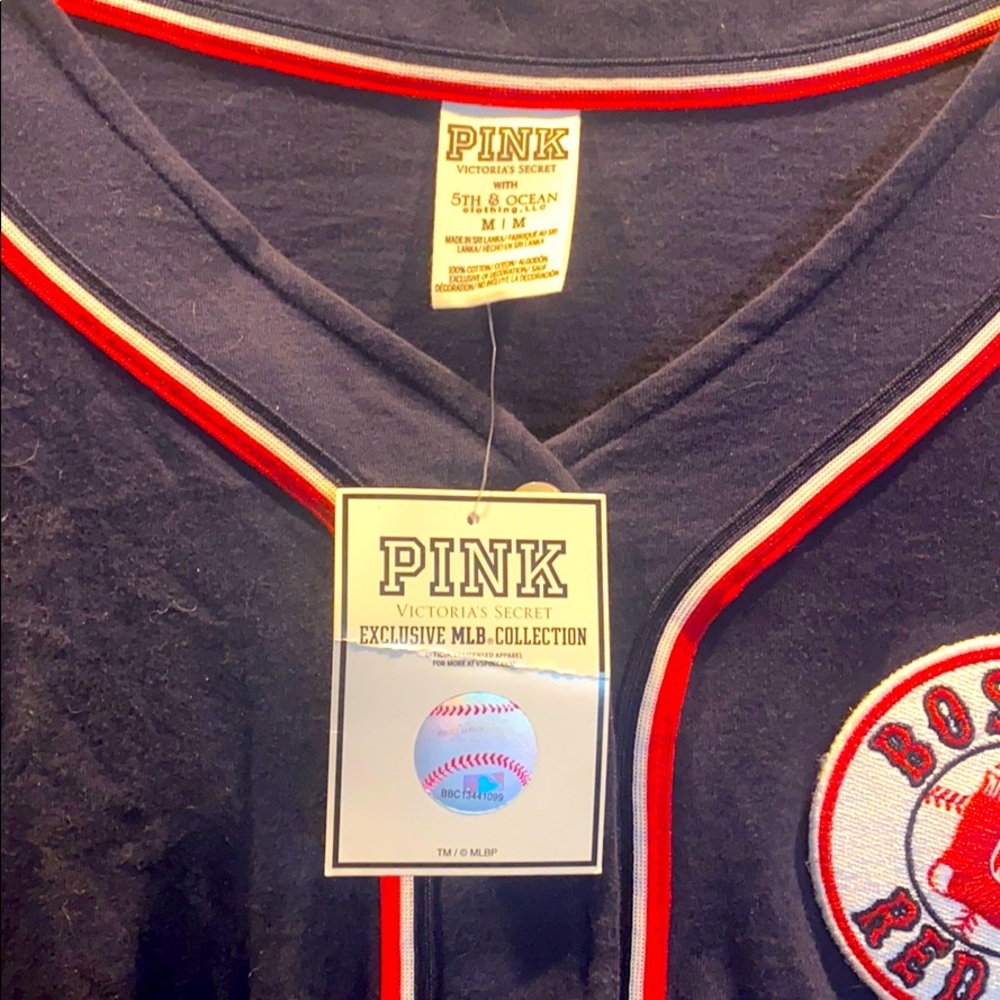 Pink by VS Exclusive MLB Boston Red Sox Jersey - Picture 3 of 4